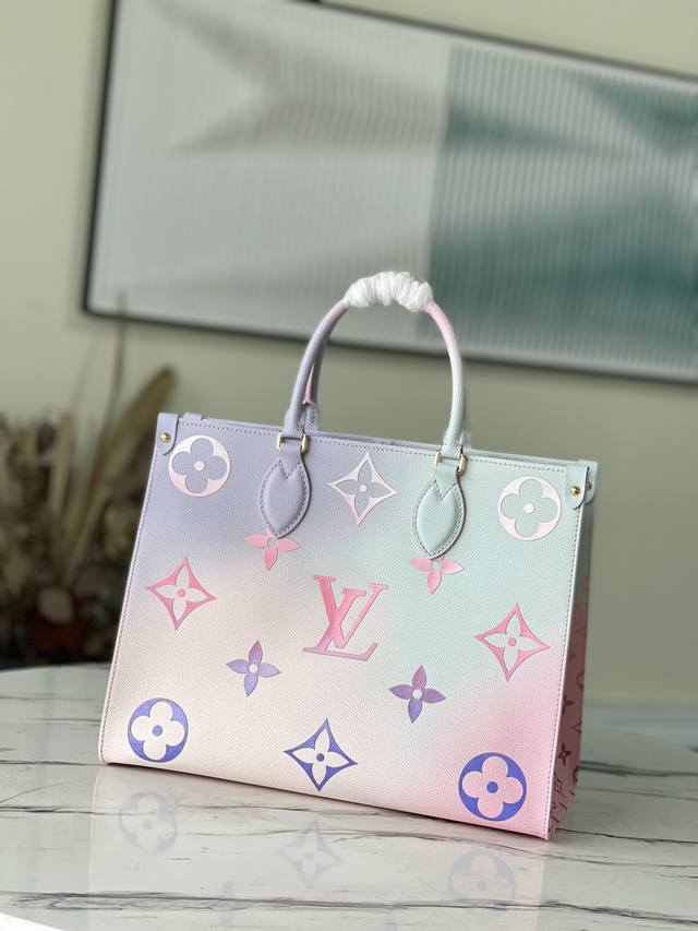 Top-Tier Original M20510 Pink This Onthego Medium-Sized Handbag Is Crafted From