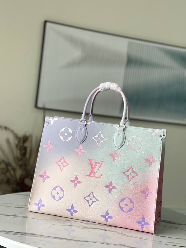 Top-Tier Original M46076 Spring New Arrival Onthego Large Handbag, Dyed In Soft
