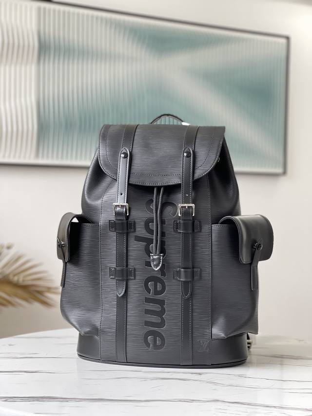 Top-Tier Original Factory M41709 Black Imported Water-Rippled Leather. The Lates