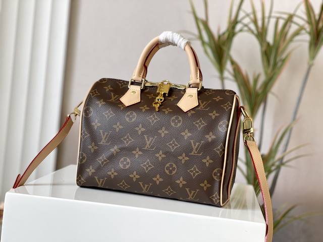 Top-Tier Original M41113 Vintage Speedy 25 Handbag With Shoulder Strap Speedy 25