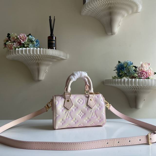 Top-Tier Original Nano Speedy Mini Handbag M81508 Pink This Nano Speedy Handbag