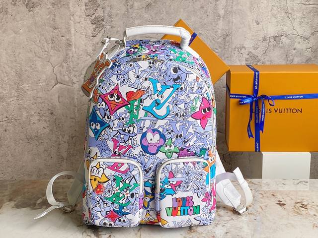Top-Tier Original M21846 Printed Backpack Series Multipocket Backpack Virgil Abl