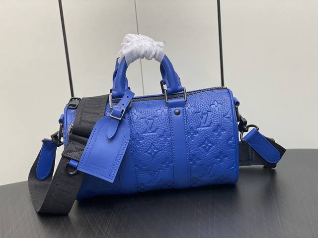 Top-Tier Original M23129 Blue Full-Leather Pillow Bag Speedy Series Seasonal New