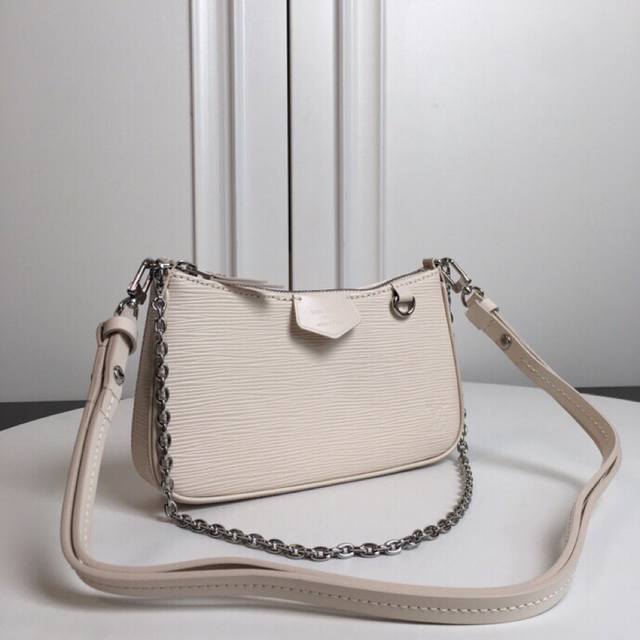 Top-Tier Authentic M80471 New Arrival In Beige Easy Pouch On Strap Series Dimens