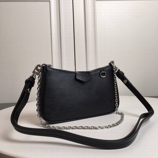 Top-Tier Original Factory M80471 Black New Arrival Easy Pouch On Strap Series Di