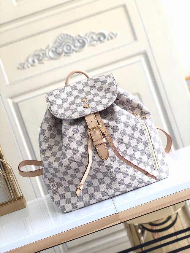 Top-Tier Original Factory Tang Yan's Signature Sperone Damier Aur White Checkere