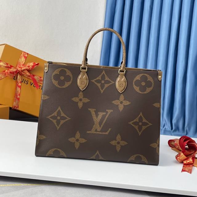 Top-Tier Original M44576 Exclusive Real-Life Photos! The Onthego Handbag Stands