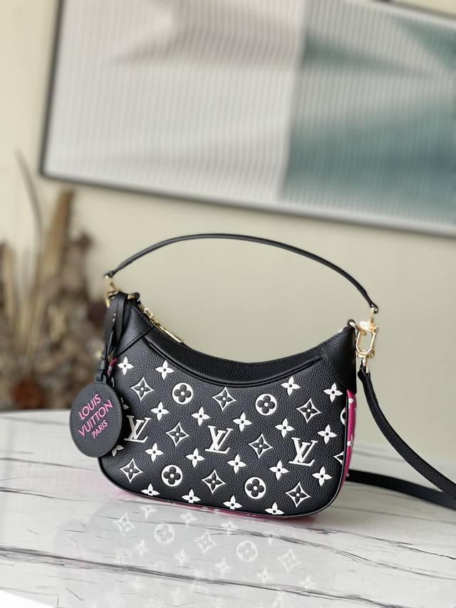 Top-Quality Original M46091 Black And White Color-Blocked Bagatelle Bb Handbag,