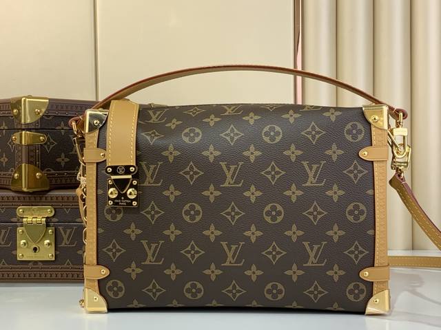Top-Tier Original Side Trunk Large Handbag M14513 Vintage This Side Trunk Large