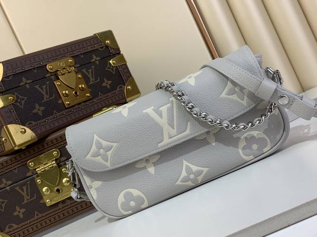 Top-Tier Original Wallet On Chain Ivy Handbag M14225 Purple Sweet Potato Screen