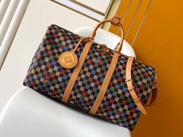 N00170 163C01 Dynamic Chip This Keepall 50 Monogram Crystals Handbag Is Crafted