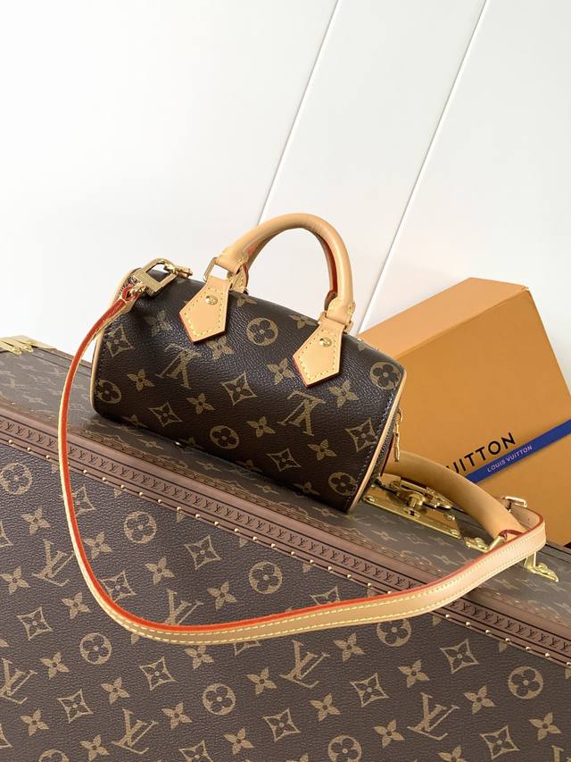 Premium Genuine Leather, M13226 Chip. This Nano Speedy Handbag Is Crafted From T
