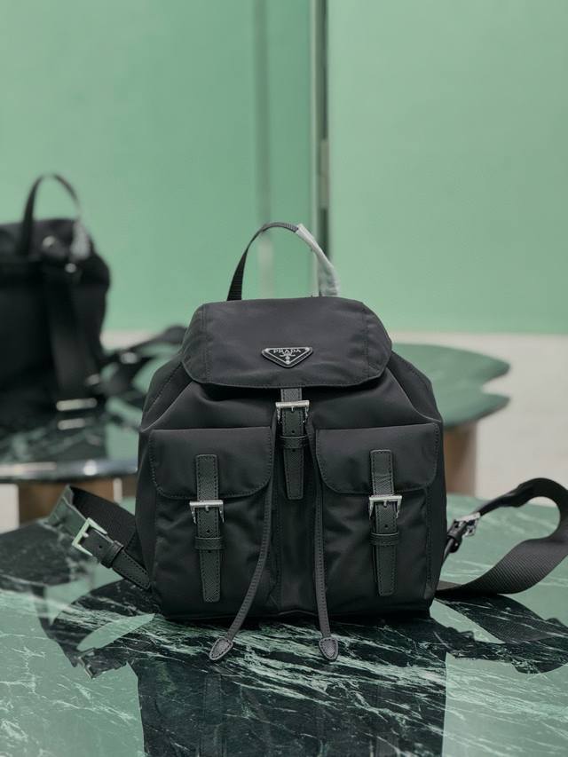 Small Double Backpack This Nylon Backpack Is An Integral Part Of Prada's Traditi