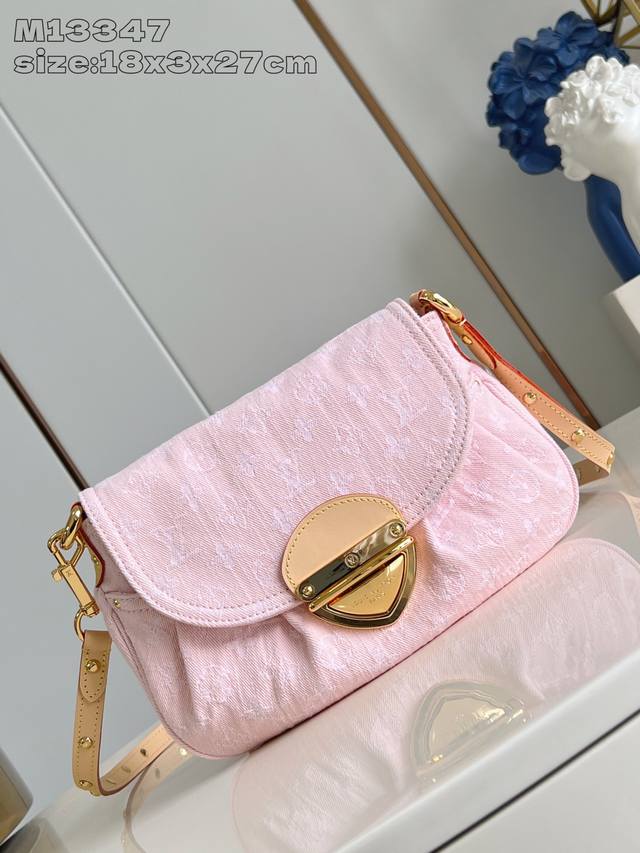 Factory Price P Top-Tier Original M13347 Pink This Sunset Handbag Draws Inspirat