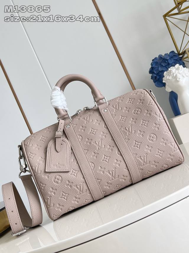 Factory Price P Top-Grade Original M13865 Beige This Keepall Bandouli