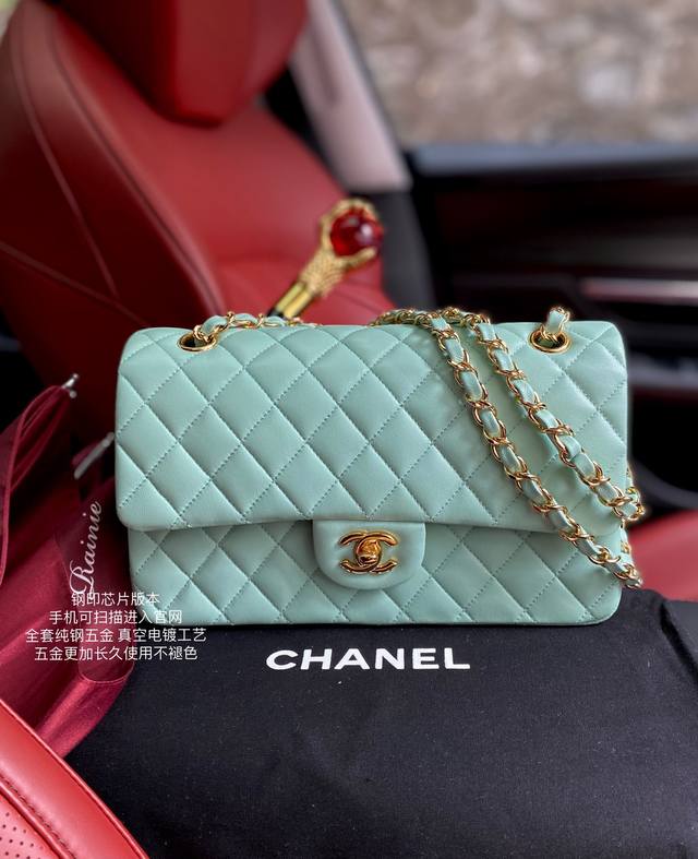 Classic Cf1112 Mint Green, Genuine Imported Sheepskin, Steel-Stamped Chip Versio