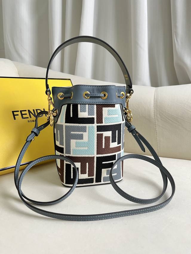 Blue Fabric Mon Tresor Light Blue Leather Mini Handbag More Details Mon Tresor S