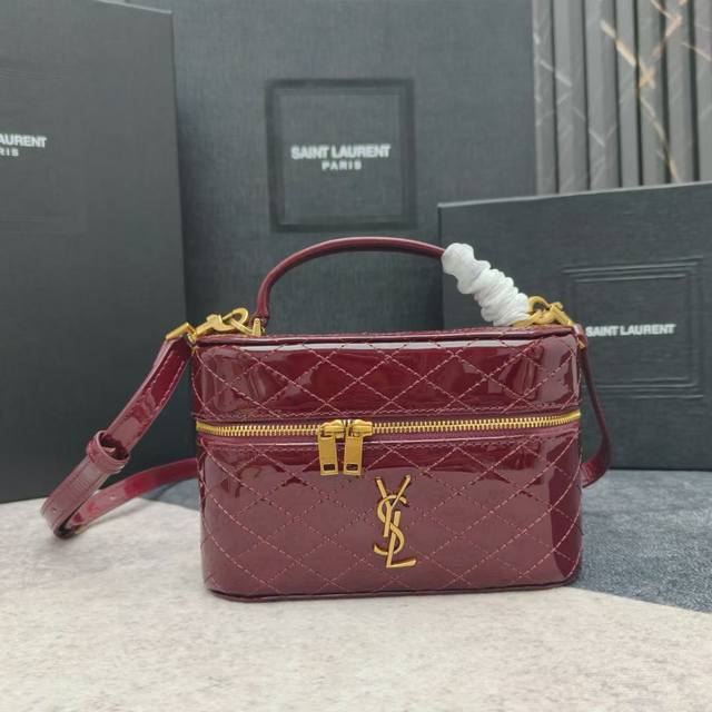 The Little Gaby With A Lacquered Leather Texture, Also Available In The Rose Sty