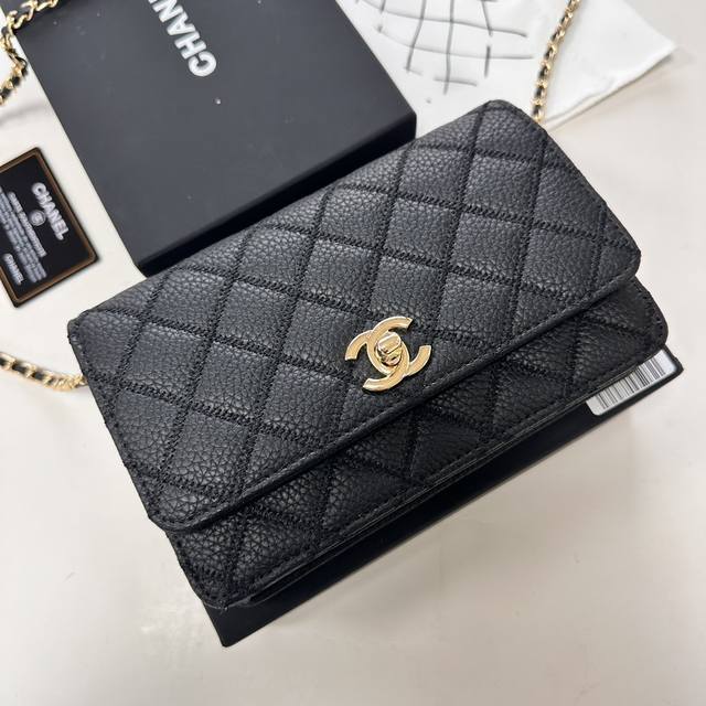 With Box 33814 Classic Lock Chanel Woc Classic Fortune Bag, Can Be Worn Crossbod