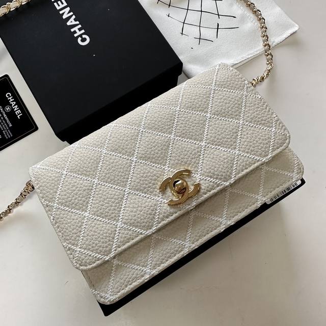 With Box 33814 Classic Lock Chanel Woc Classic Fortune Bag Can Be Worn Crossbody