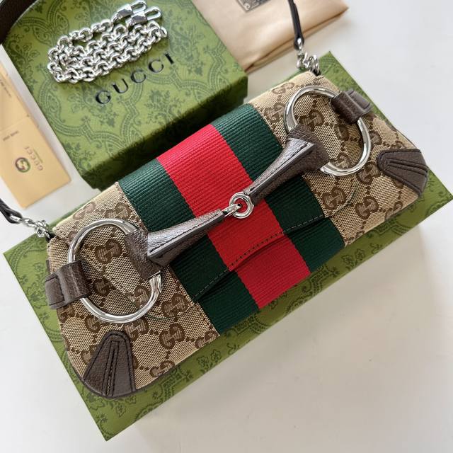 New Gucci Horsebit Chain Series Medium Shoulder Bag In Eight Colors, Authentic V