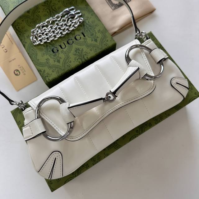 New Gucci Horsebit Chain Series Medium Shoulder Bag In Eight Colors - Authentic