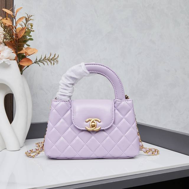 New Model With Box Chanel 23 New Kelly Chain Bag Chanel 23K Kelly Winter Runway