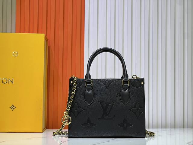M46993 Black M47045 Apricot Top-Grade Authentic Single-Piece Onthego Bb Handbag