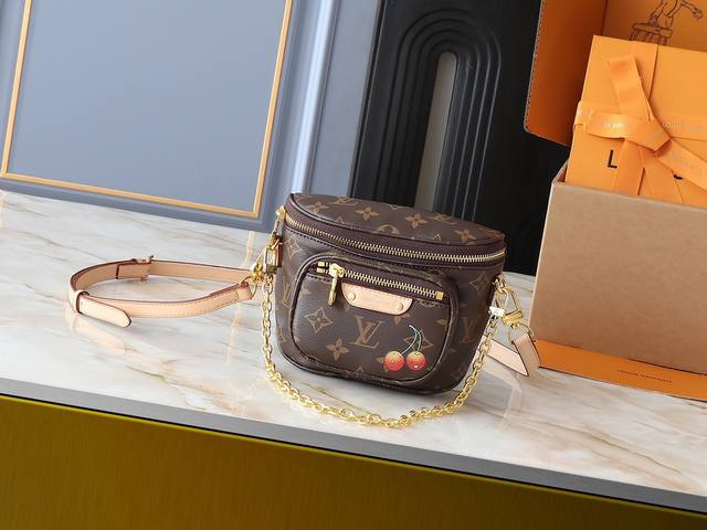 Upgraded From The Original M82335, This Mini Bumbag Handbag From The Lv Gradient