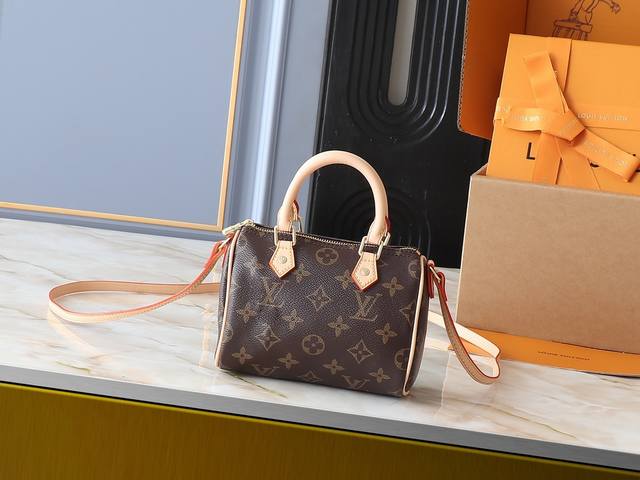 Upgraded Original M61252 Vintage Monogram Speedy Handbag Crafted From Classic Mo