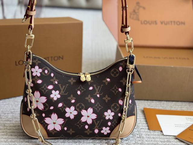 With Box L Home 2025 Takashi Murakami Collaboration Sunflower Zipper Classic Pat