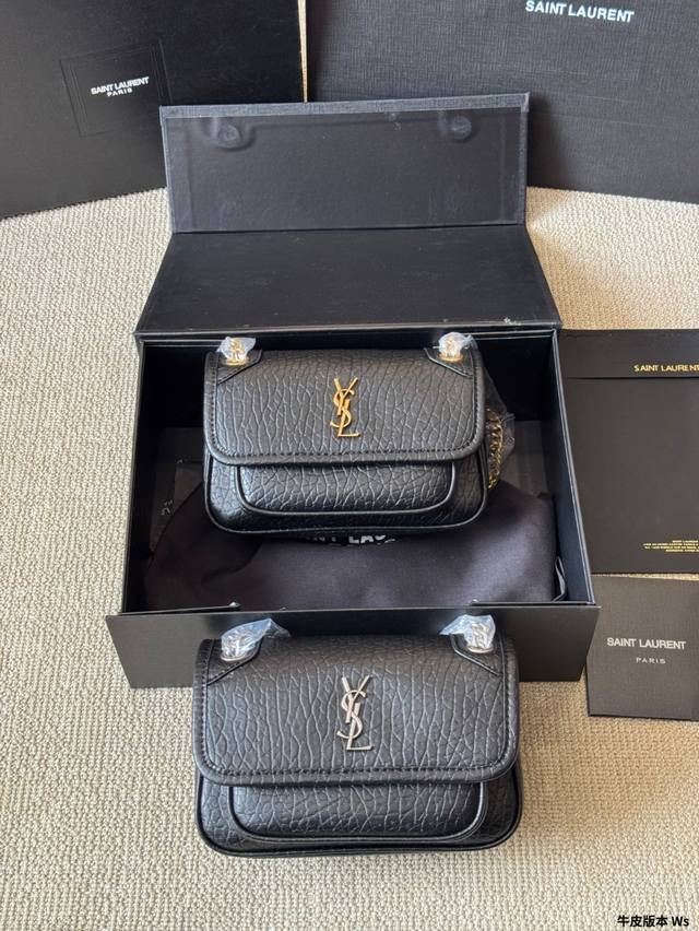 Leather Version Ysl Saint Laurent Niki Bag Mini Super Popular Ysl Saint Laurent