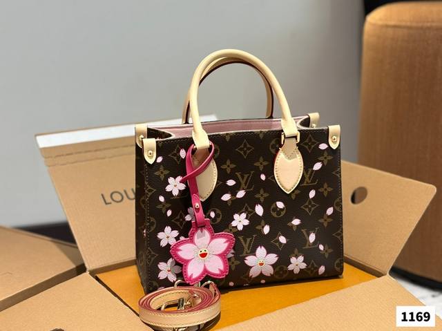 With Airplane Box Foldable Case Lv Tote Cherry Blossom Tote This Ultra-Popular T