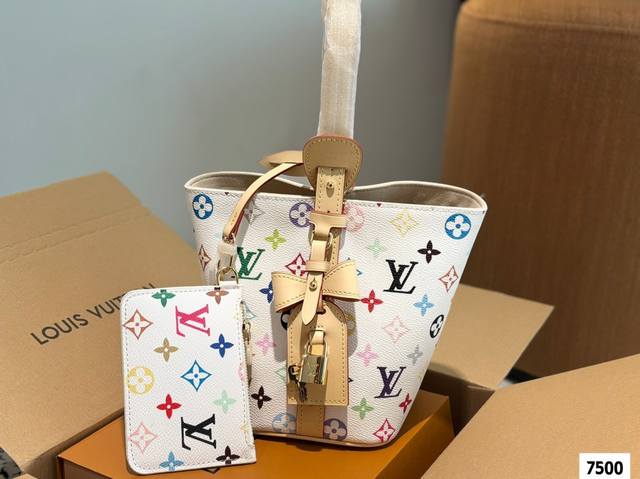 With Airplane Box Folding Case Lv All In Bb Bucket Bag Lv's