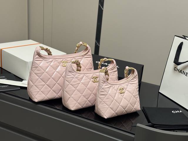 Comes With A Foldable Box And A Plane-Shaped Box. Chanel 24A Hobo Bag With A Thi