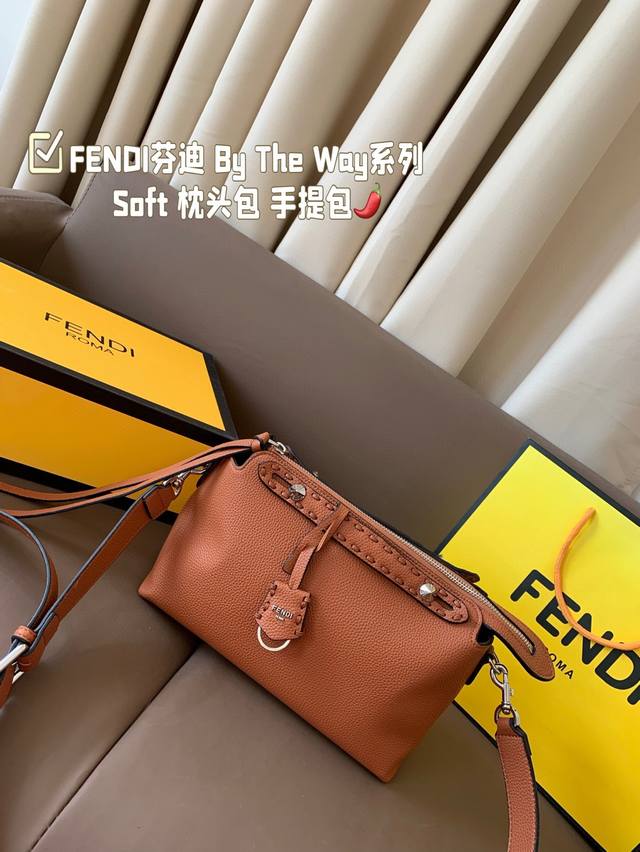 With Box Fendi By The Way Series Soft Pillow Bag Handbag Made From Ultra-Soft Cu
