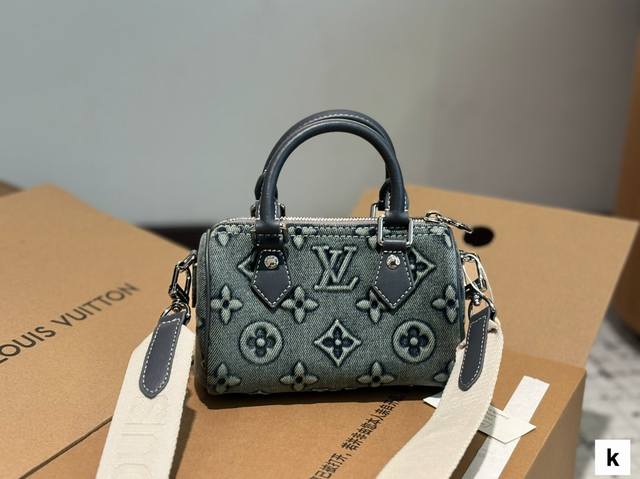 With Box. Lv Denim Pillow Bag From The Spring/Summer Collection. This Lv Design