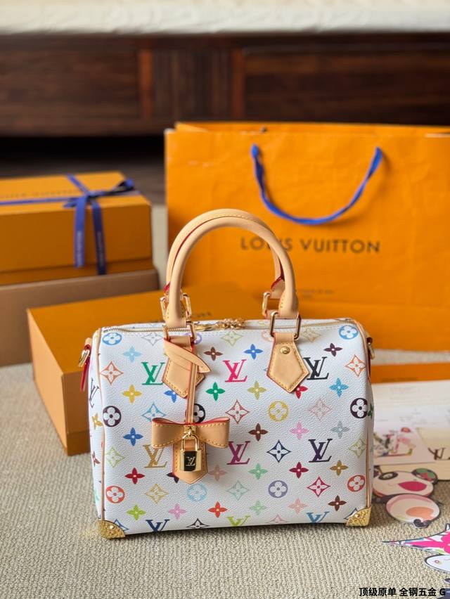 Top-Quality Genuine Leather, All-Steel Hardware Lv Speedy Pillow Bag This Retiro