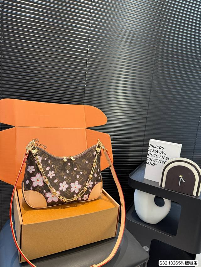 Airplane Box Folding Box Lv Horn Bag Vintage Cherry Blossom Horn Bag Custom Edit