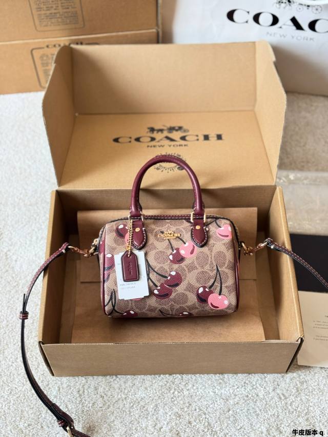 Leather Version Coach Teri's Adorable Cherry Print Is So Cute! Strawberry Crossb