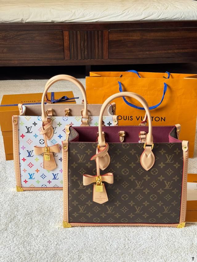 Lv Tote Bag Lv Premium-Feel Large Handbag