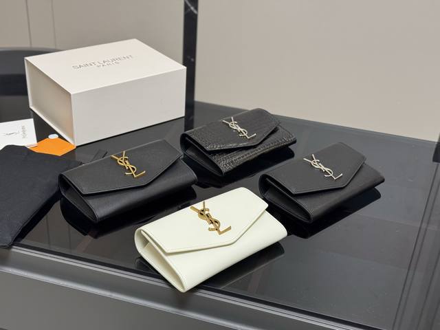 With Mirror Ysl Uptown Mini Envelope Bag The Most Iconic Metal Logo, Paired With