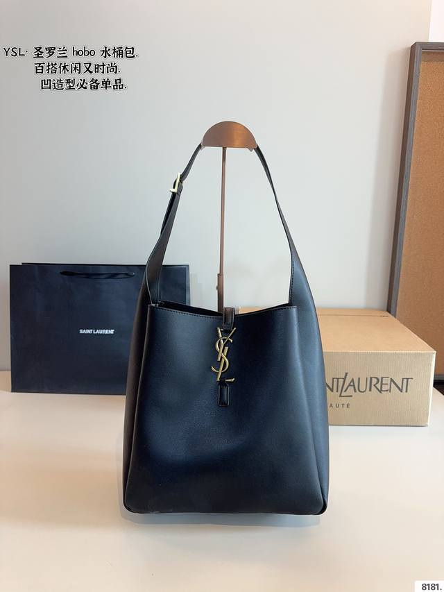 With Gift Box Saint Laurent Ysl Bucket Bag Premium Quality Super Large Capacity