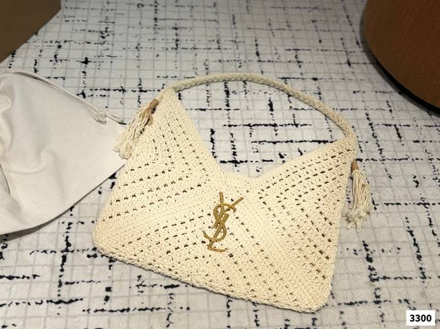 Ysl Saint Laurent Raffia Woven Shopping Bag This Summer Bag Is Absolutely Adorab