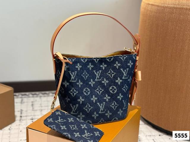 Blind Guess: The New Hit From Lv This Time Is All In Bb Lv Denim Bucket Lv Beaut