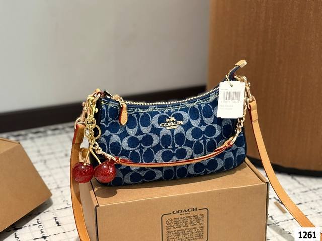 With Box Coach Coach Underarm Bag, Shoulder Bag, Crossbody Bag, Handbag, Shoppin