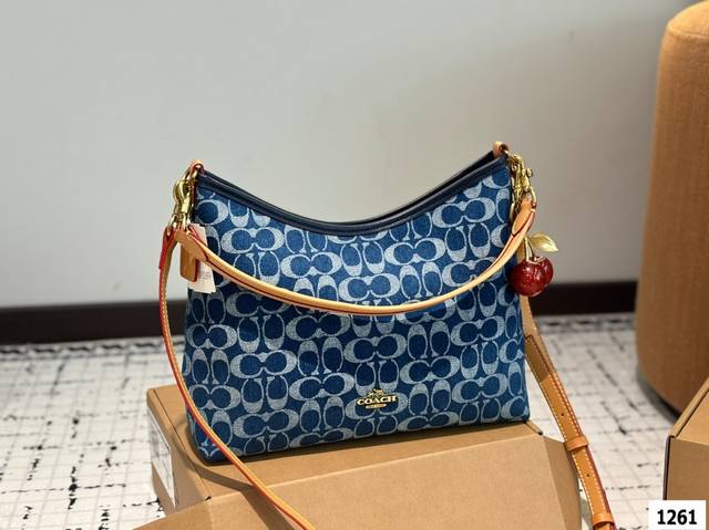 With Box Denim Coach Tote Bag, Not Only Stylish But Also Practical. The Simple D