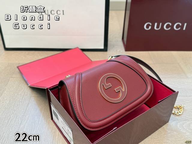 Small Foldable Box Gucci Blondie New Arrival Classic And Timeless, Retro Yet Fas
