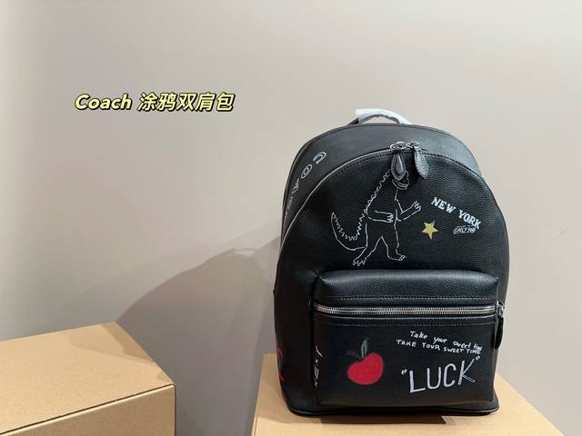 Size 30.40 Coach Graffiti Backpack