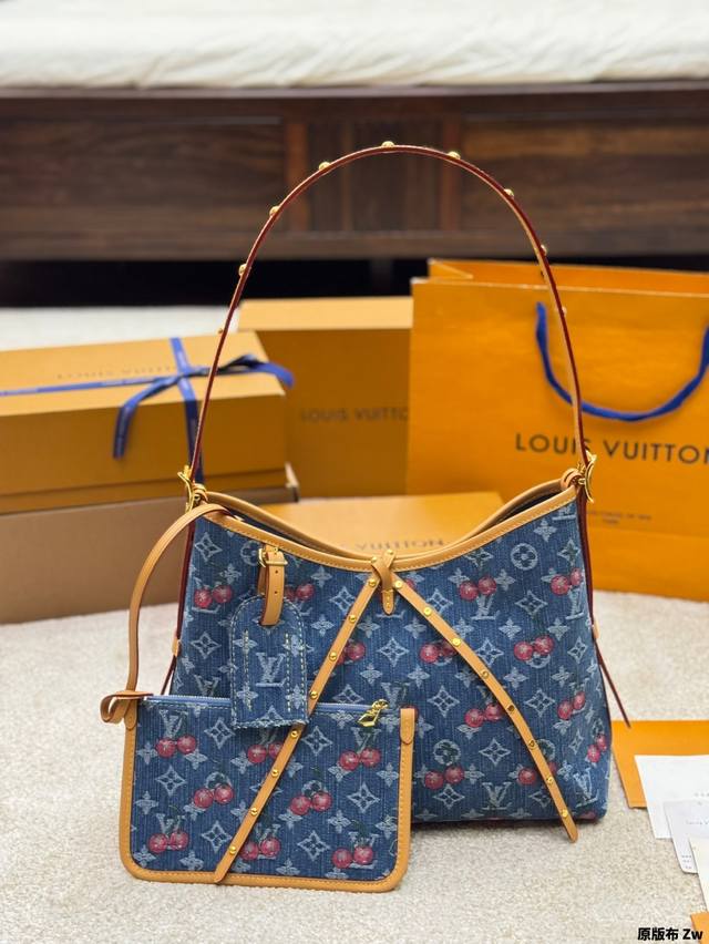 Washed Denim 25-Year New Arrival Louis Vuitton Lv Carryall New Commuter Bag
